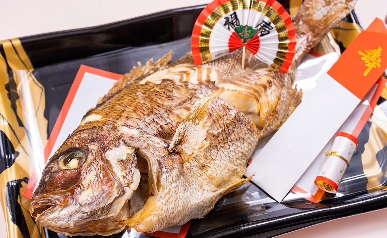 祝い鯛の塩焼き