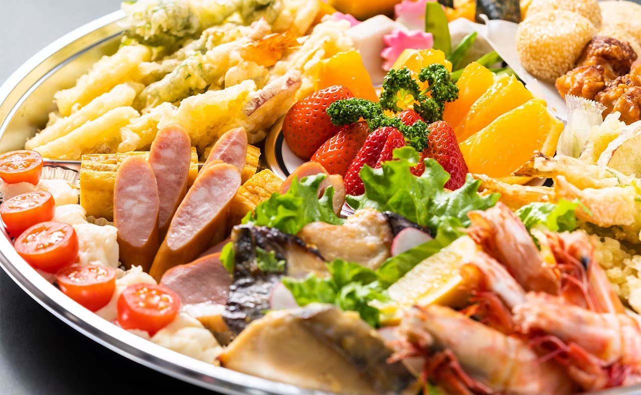 お子様向け料理の盛り合わせ